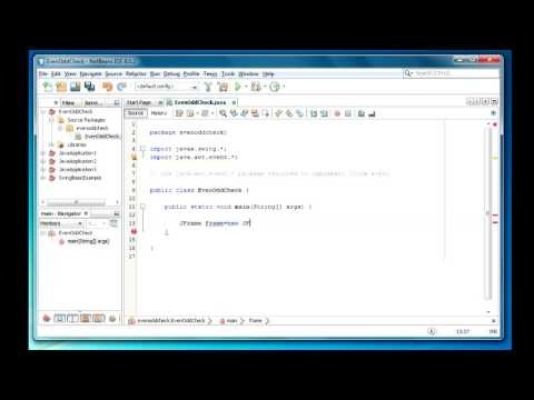 Even Odd using swing - Part 1