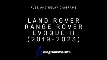 Land Rover Range Rover Evoque II (2019-2023) - fuse and relay diagrams