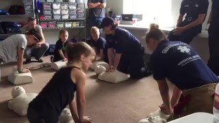 Hands only CPR.  So easy a child can do it!