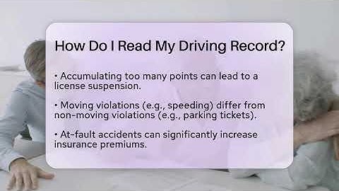 How Do I Read My Driving Record? - InsuranceGuide360.com