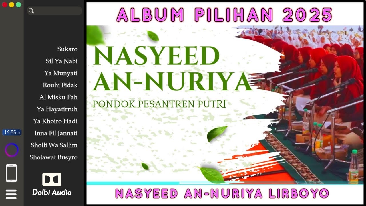 🎵 Album Pilihan 2025 — Nasyeed An-Nuriya Lirboyo