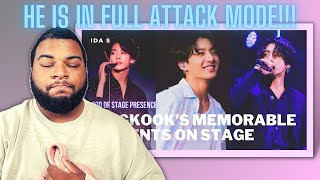 Jungkook Of BTS | Jungkook's memorable moments on stage Reaction!!!