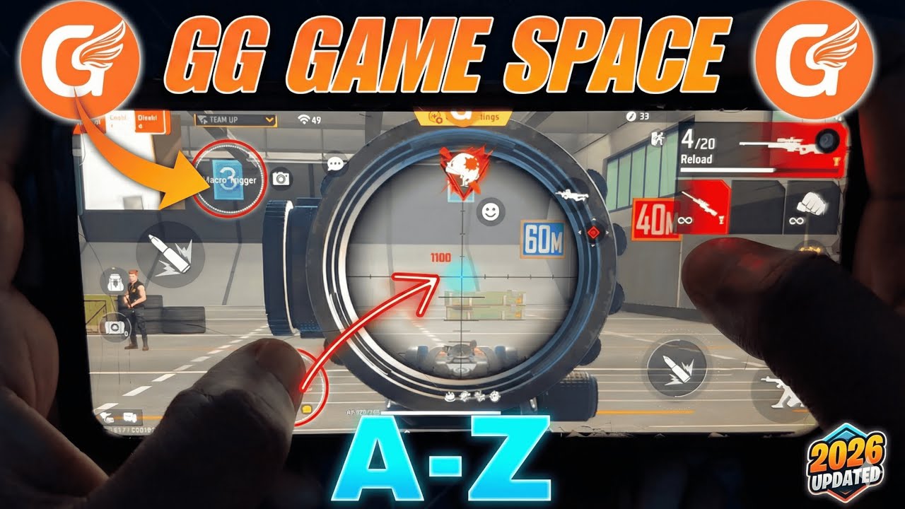 How to Use GG Game Space AWM Macro (A-Z) | Double AWM + Fast Emote 2026