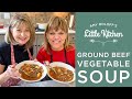 Amy Roloff Making Ground Beef Veggie Soup with Debi