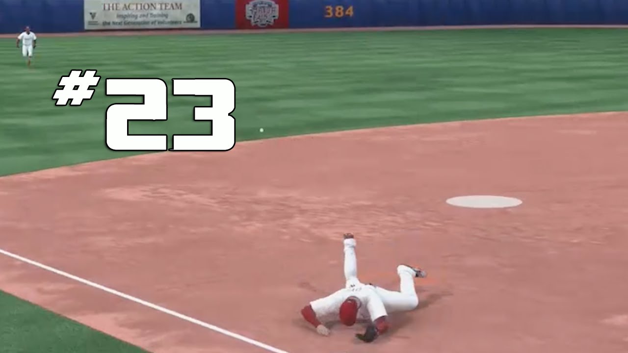 PS4 MLB 14: The Show RTTS: Ep. 23- Fielding Like a Pro........