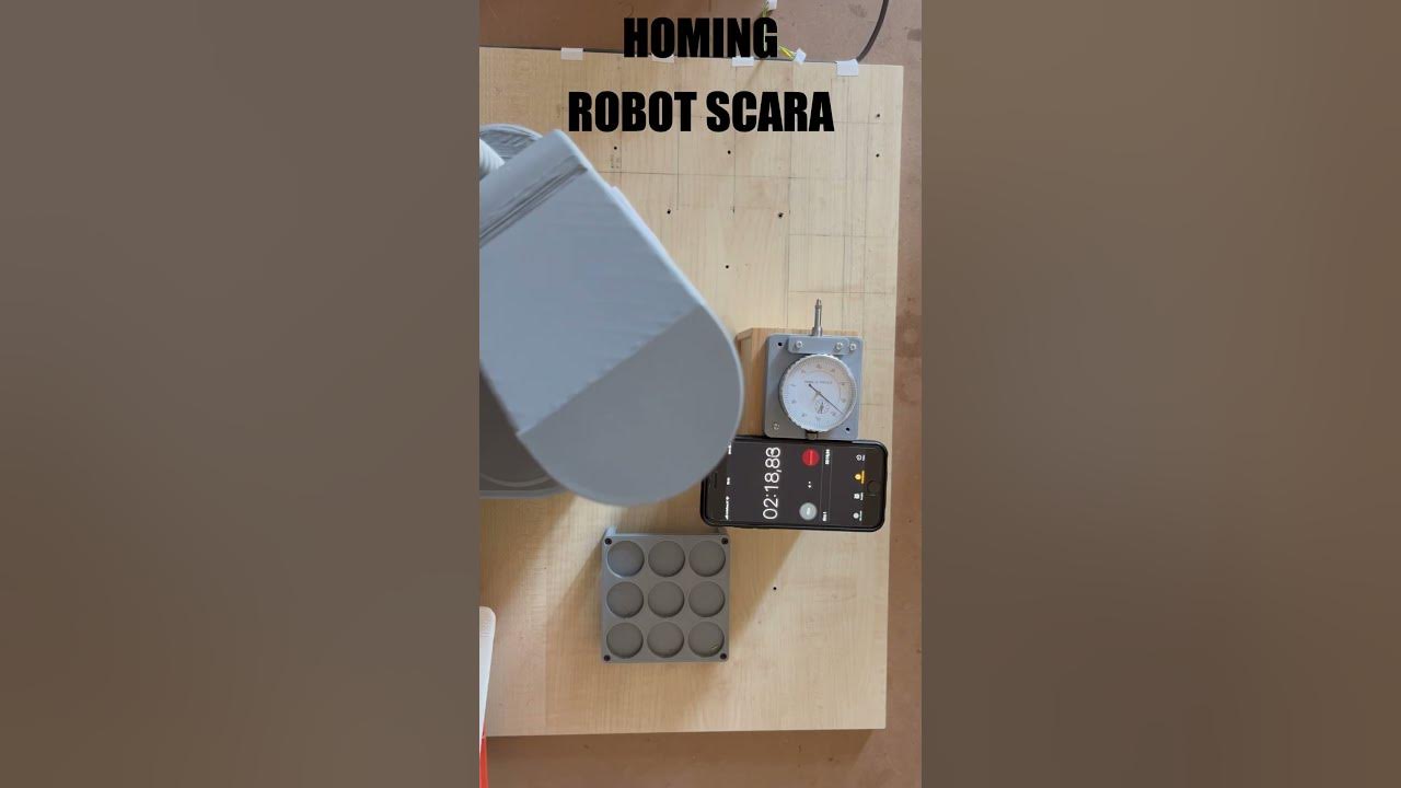 Robot Scara - Homing #impresion3d #robot #arduino #diyprojects - YouTube