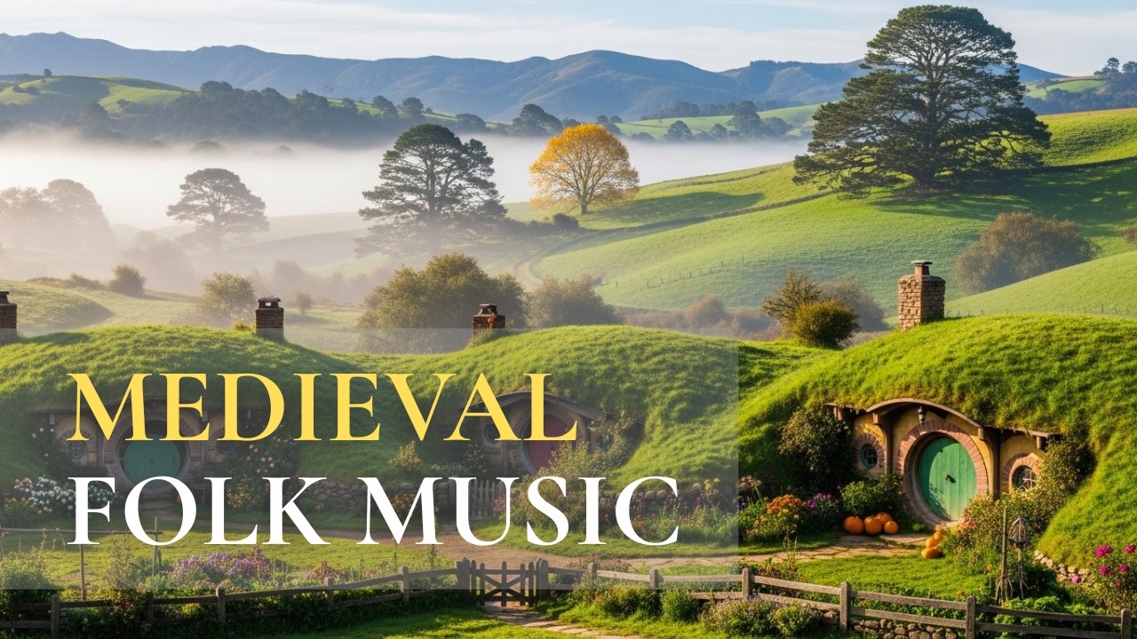 Calm Medieval Folk Music for Quiet Focus 🌅 | Soft Morning Air
