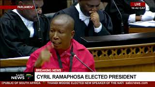 Opposition parties congratulate Cyril Ramaphosa as president elect
