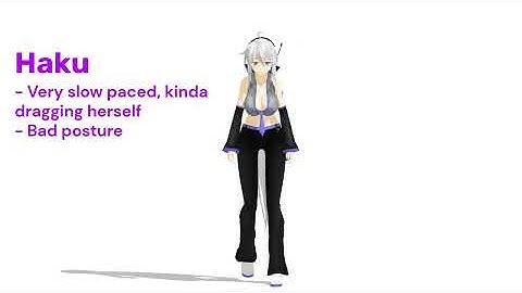 [MMD] Walk Cycle Practice