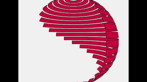 Red sphere. Draw by openFrameworks