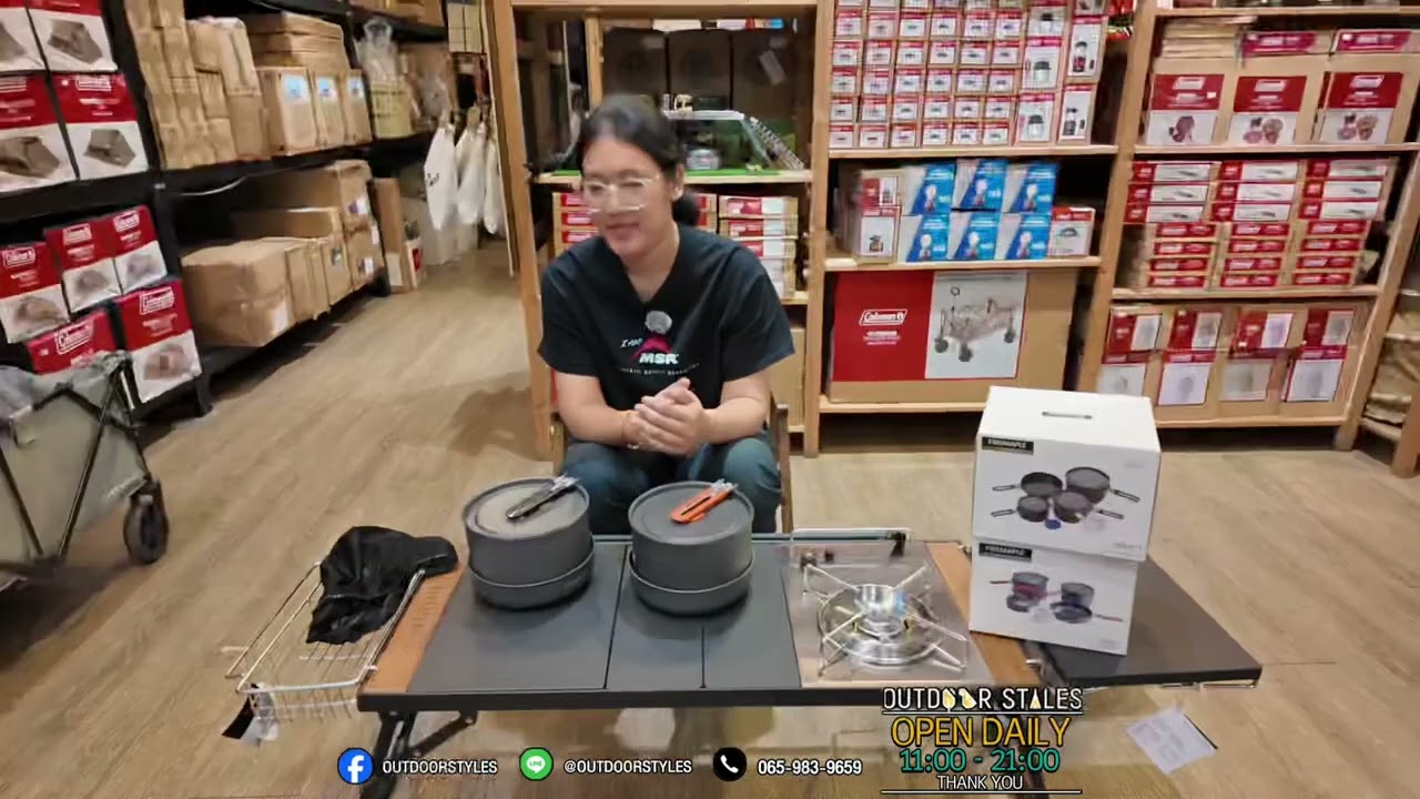 ชุดหม้อแคมป์ปิ้ง fire maple feast 🍳🔥