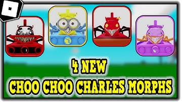 [🏞️NEW] CHOO CHOO CHARLES MORPHS - How to get ALL 4 NEW BADGES - Roblox