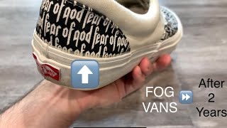 AFTER 2 YEARS OF WEAR! Fear of God Vans Era 95 DX Marshmallow