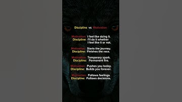 Discipline vs Motivation | The Brutal Truth #motivation #mindset #motivationalvideo #shorts #quotes