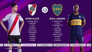 Pes 2020 [ river vs boca juniors ] semifinal copa libertadores
2019,ida