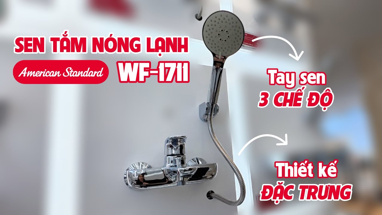 Sen tắm gắn tường American Standard WF-1711 (WF1711) nóng lạnh