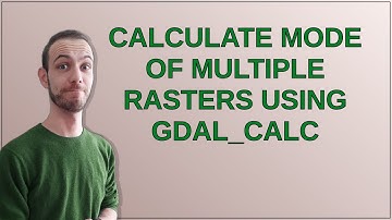 Calculate mode of multiple rasters using gdal_calc