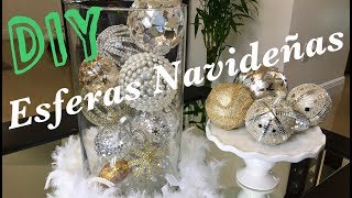 COMO DECORAR ESFERAS NAVIDEÑAS  / DIY ESFERAS ELEGANTE