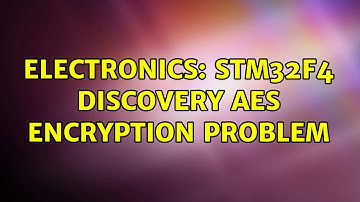 Electronics: STM32F4 Discovery AES Encryption Problem
