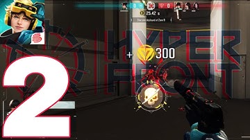 Hyper Front - Gameplay Walkthrough Part 2 - Ranked Match (iOS, Android)