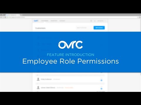 OvrC Feature Introduction: Employee Role Permissions