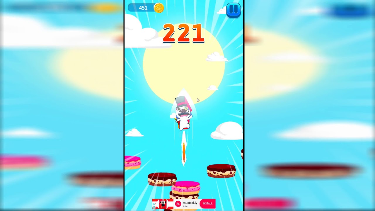 Talking Tom Cake Jump Gameplay 6 Talking Hank Magician YouTube