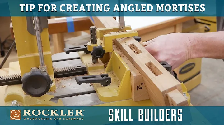 Creating Angled Mortises with Mortising Machine or Drill Press | Rockler Skill Builder