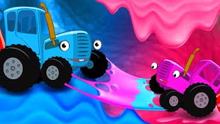 Синий трактор влог - Слизни слаймы - Игры - занятия для детей малышей