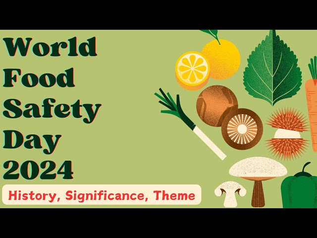 World Food Safety Day 2024| Food safety: prepare for the unexpected | Theme |Speech | Essay | 2024 class=