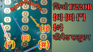 HOW TO JIO F220B 6 8 * # KEYPAD SOLUTION jio f220b
