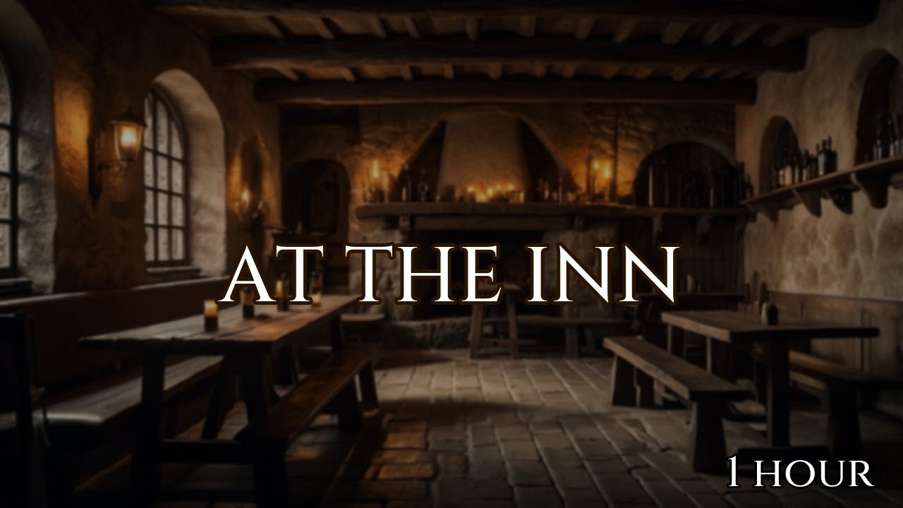 Common Room of a Medieval Inn 🍺 | Calm Tavern Ambience for Focus (1 Hour)