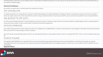 Resources for Installing & Upgrading DNN Platform & Evoq Solutions