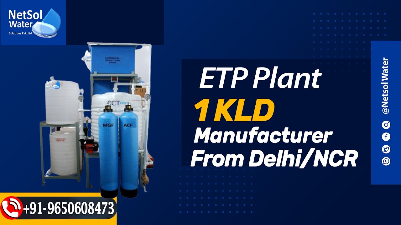 1 KLD Effluent Treatment Plant ETP Portable Small Netsol Water YouTube