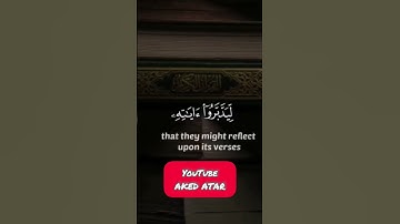 سورة ص الاية 29 بصوت اسلام صبحي 💟🥺