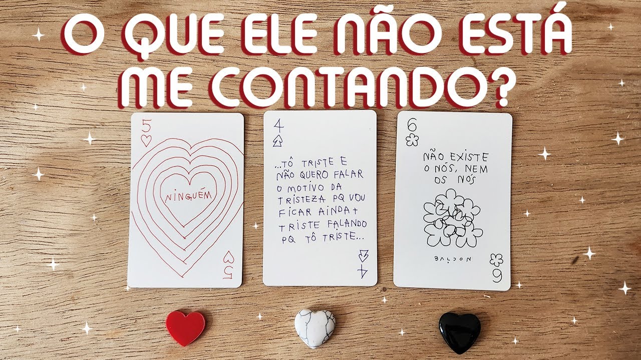 🤐 O QUE ELE/ELA NÃO ESTÁ ME CONTANDO? 🤐