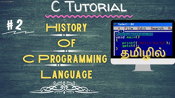 Explain in Brief History of C Programming Language in Tamil