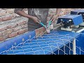 automatic chain link fencing machine