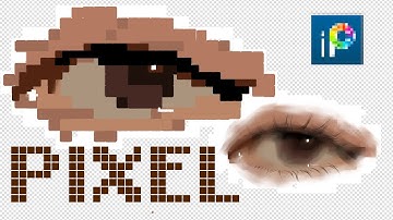 [Ibispaint] How to draw pixel and blend using ibispaint x