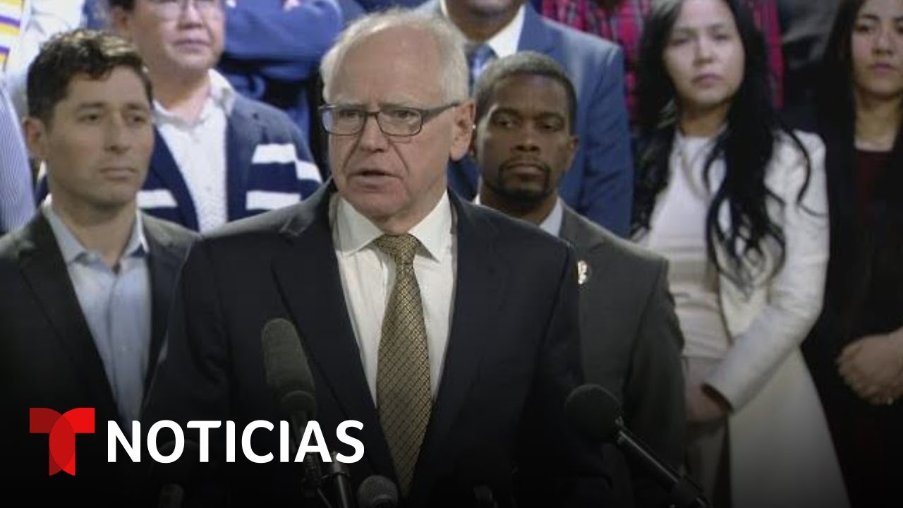 ⁣Tim Walz habla sobre los operativos de ICE en Minnesota
