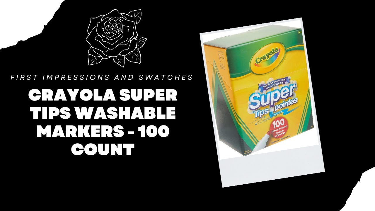 Crayola Super Tips Washable Markers 100 Count 