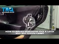 How to Replace Rear Door Lock Actuator  Integrated Latch 2012-2017 Toyota Camry