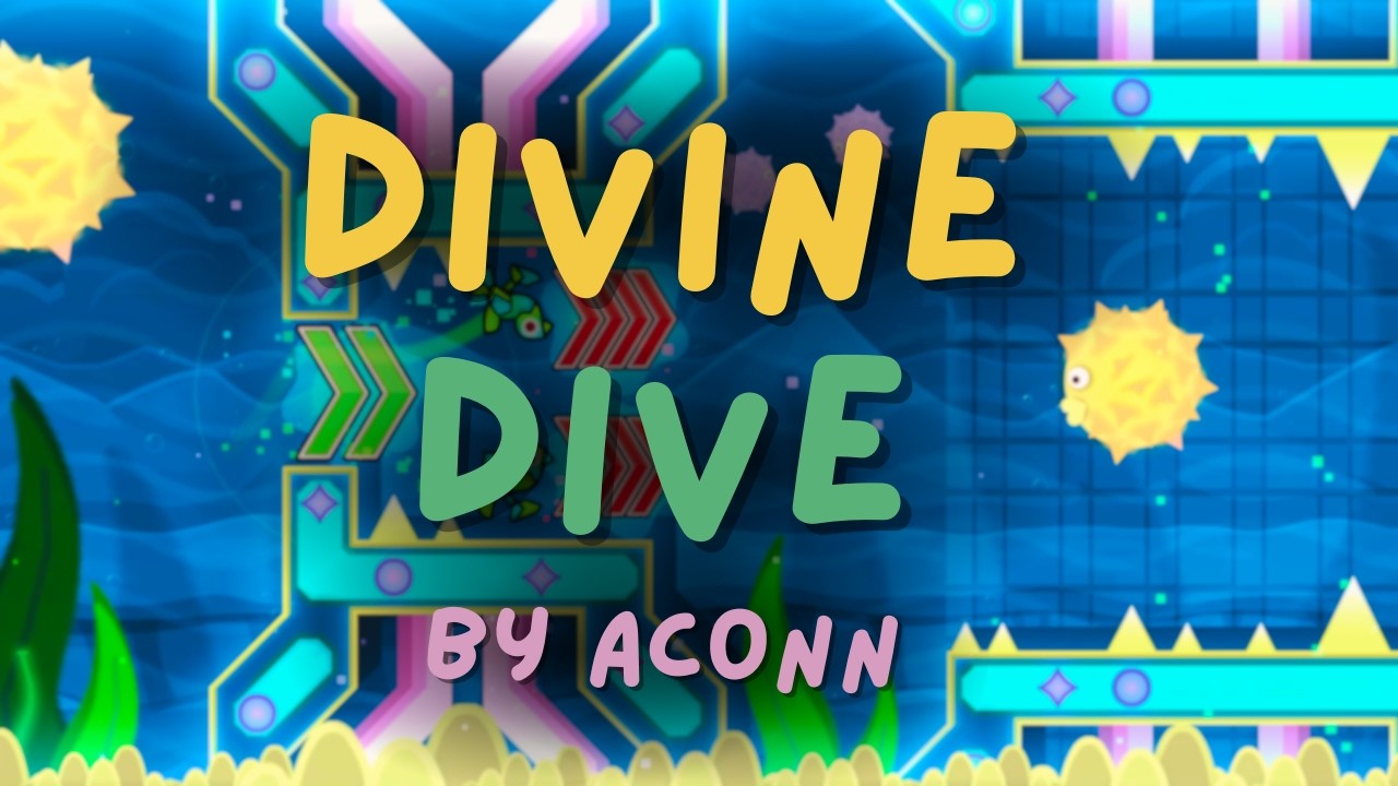 Divine Dive by Aconn (Medium Demon) - Geometry Dash 2.2 2026 - YouTube