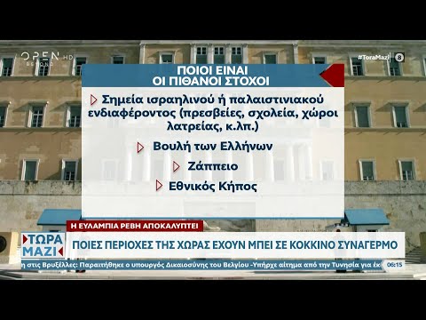 Ποιες περιοχές της χώρας έχουν μπει σε κόκκινο συναγερμό | Τώρα μαζί 21/10/2023 | OPEN TV