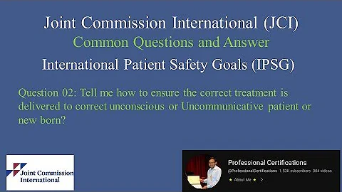 JCI QA 02-International Patient Safety Goals (IPSG)
