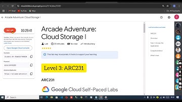 Level 3: Google Cloud Adventures | Arcade Adventure: Cloid storage I #ARC230 lab solution | #arcade