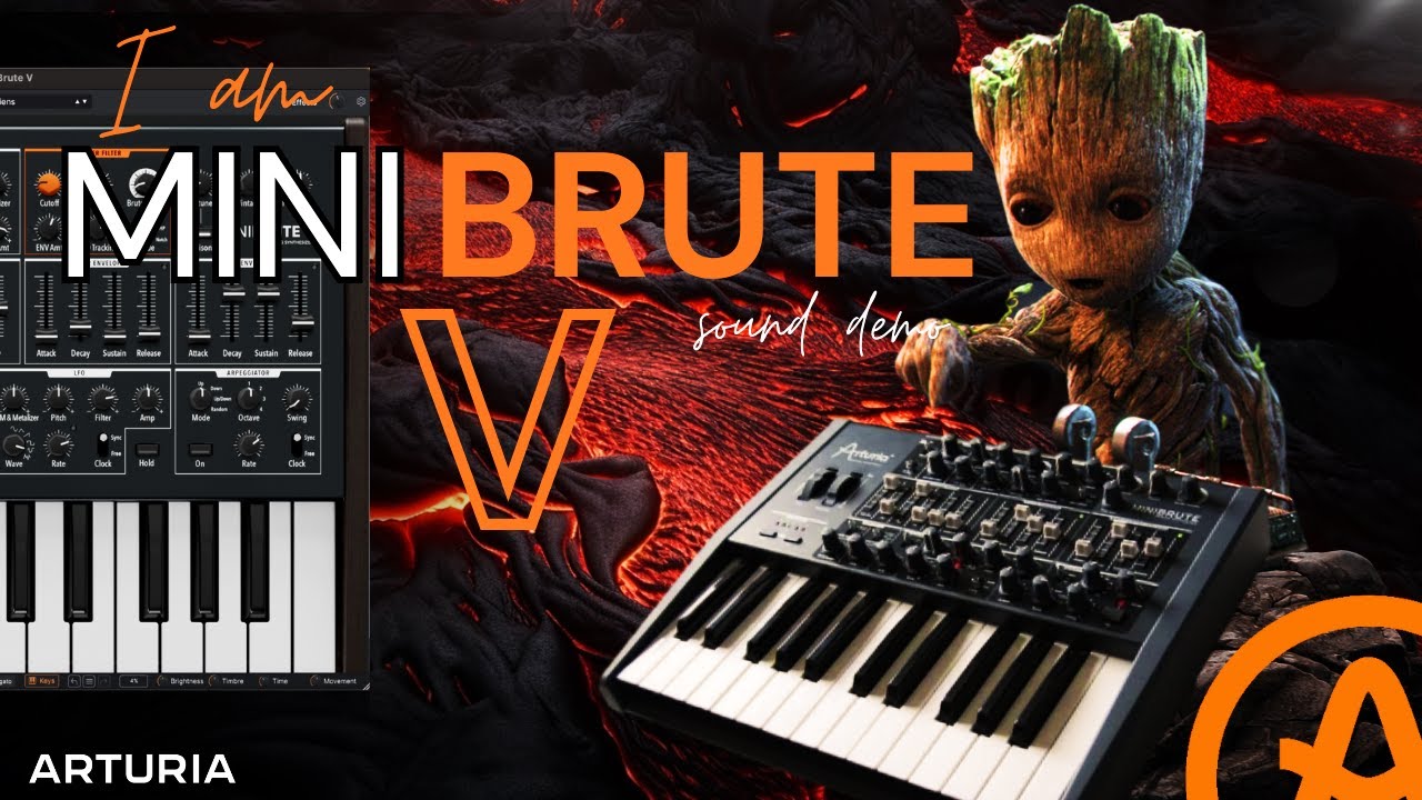 Arturia「MiniBrute V」生々しいアナログ感はそのままにモノからポリへ