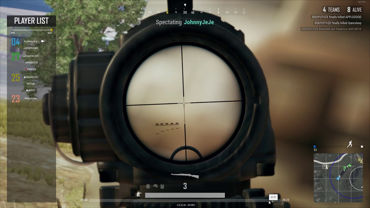 PUBG: Kar98k headshot on a level 2 helmet. - YouTube
