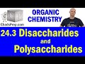Carbohydrates: Disaccharides and Polysaccharides