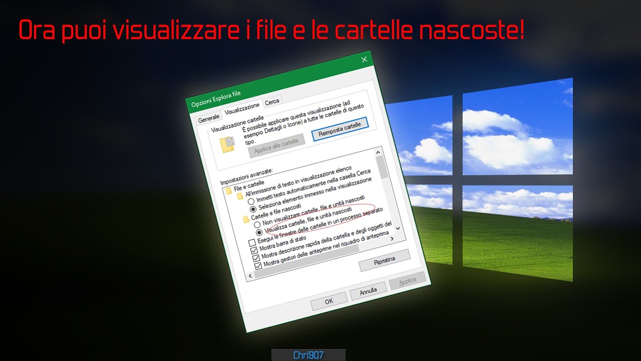 Ecco Come Visualizzare Cartelle E File Nascosti Su Windows Da Xp In
