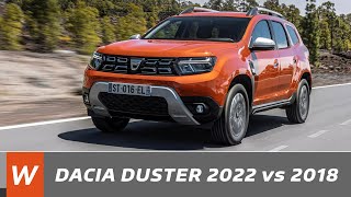 Nouveau DACIA Duster 2022 vs 2018